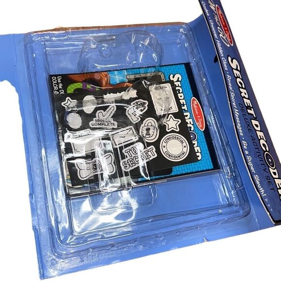 NIB Melissa & Doug Secret Decoder Deluxe Activity Set On The Go activity gift - Picture 4 of 8